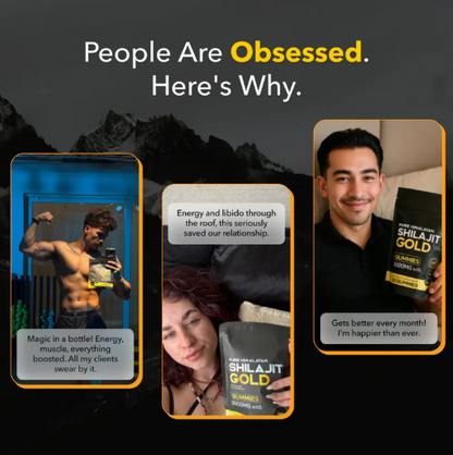 Pure Himalayan Shilajit Gold Gummies | 60 Counts